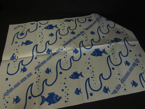 Frischepackpapier "Fisch blau"